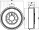 Барабан тормозной для автомобилей VW Transporter T4 (90-) d=268