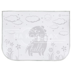 Шторка солнцезащитная 50*70см на боковое стекло, на магнитах, детская, серая