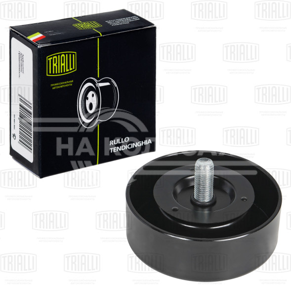 Ролик привод. ремня для автомобилей Hyundai Santa Fe (12-)/Kia Sorento (09-) 2.0d/2.2d опорный) гладкий правый d80 (у генератора)