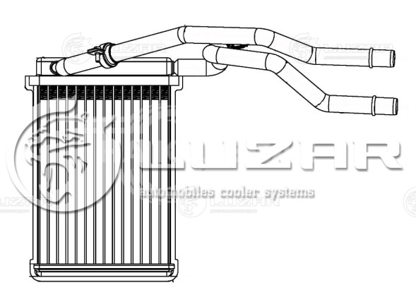 Радиатор отопителя для автомобилей Ford Fusion (02-)/Fiesta (01-)