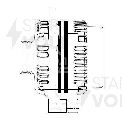 Генератор для автомобилей Chery Tiggo T11 (05-)/Tiggo 5 (15-) 1.6i/1.8i/2.0i 110A