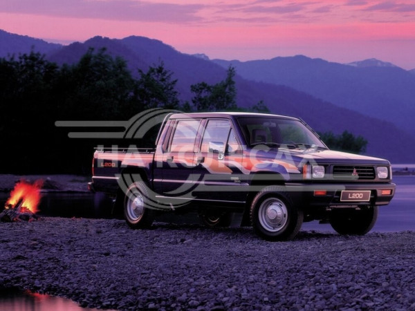 Внешние ремонтные пороги Mitsubishi L200 2