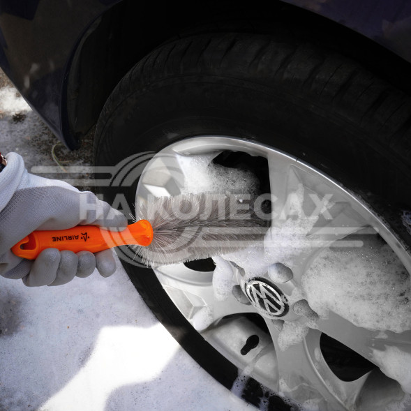 Щетка-ершик для мытья с жёсткой щетиной (32 см)