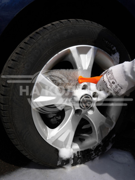 Щетка-ершик для мытья с жёсткой щетиной (32 см)