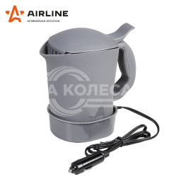 Чайник автомобильный 12В серый пластик