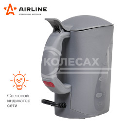 Чайник автомобильный 12В серый пластик