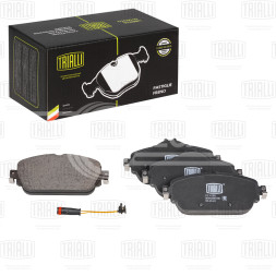 Колодки тормозные для автомобилей Mercedes C (W205) (14-) дисковые передние для тормозной системы TRW (в комплекте с датчиком)