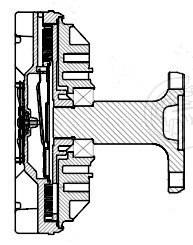 Муфта вязкостная для автомобилей Iveco EuroCargo I-III (91-) (без крыльчатки)