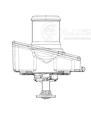 Термостат для автомобилей Fiat Ducato (Sollers-RUS) (08-) 2.3D (с алюминиевым корпусом)