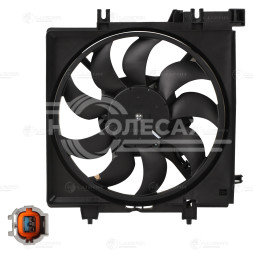 Э/вентилятор охл. для а/м Subaru Forester (S13) (12-) 2.0i/2.5i (с кожухом)