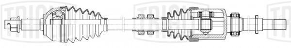 Привод передний правый для автомобилей Nissan Qashqai J10 (06-)/X-Trail T31 (07-) 2.0i CVT 4WD