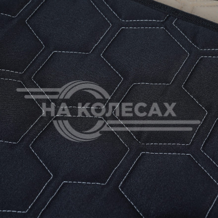 Накидки &quot;Алькантара&quot;, передние (2 шт.), экокожа с перфорацией, бежевые