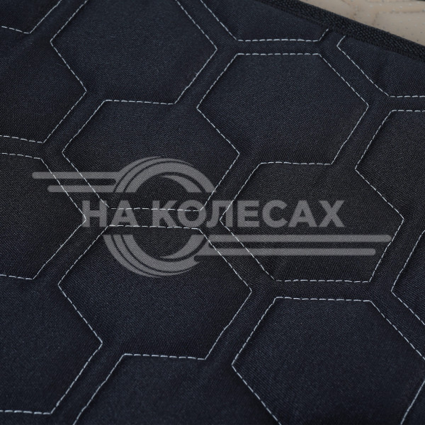 Накидки &quot;Алькантара&quot;, передние (2 шт.), экокожа с перфорацией, бежевые