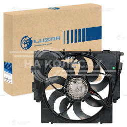 Электровентилятор охлаждения для автомобилей BMW 5 (F10) 2.0i [N20] (с кожухом) (600W)