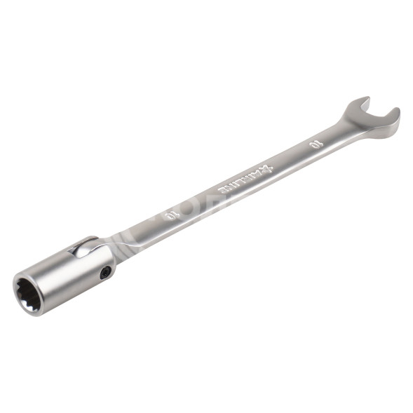 Ключ комбинированный шарнирный 10мм пласт. подвес PRO