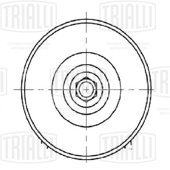 Ролик приводного ремня для автомобилей Chevrolet Captiva (11-)/Opel Antara (06-)/Insignia (08-) 2.0T/2.4i (только ролик натяжителя)