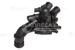 Термостат для автомобилей Peugeot 308 (07-)/Citroen C4 (08-) 1.6i MТ (рифленые патрубки и два датчика)