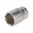 Головка торцевая 1/2&quot; DR шестигранная 21мм пласт. подвес