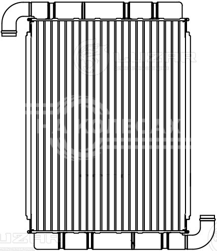 Радиатор отопителя для автомобилей Scania 3-series (87-)/2-series (81-)
