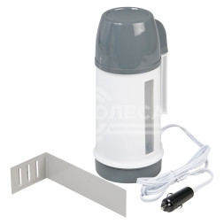 Чайник автомобильный 24В белый/серый пластик