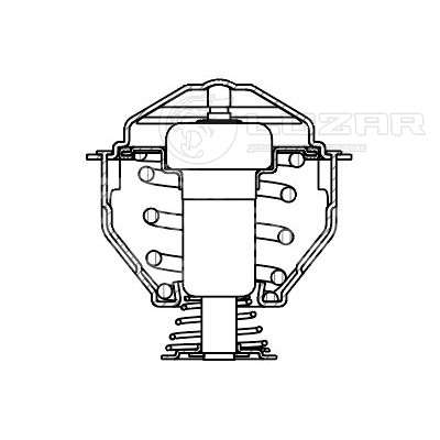 Термостат для автомобилей VW Tiguan (08-)/Audi A4 (B8) (07-) 1.8T/2.0T (95°С) (термоэлемент)