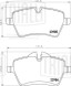Колодки тормозные для автомобилей Mini Cooper S/D/SD (06-) / Countryman (10-) дисковые передние (в комплекте с датчиком)