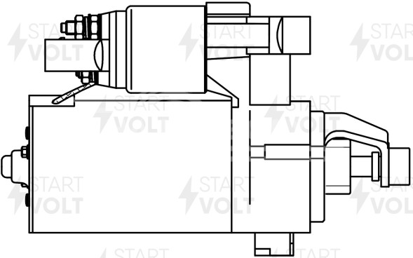 Стартер для автомобилей VAG A6 (11-)/Q5 (08-) 3.0TDI 2,5кВт