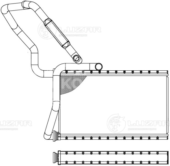 Радиатор отопителя для автомобилей Accord (08-)