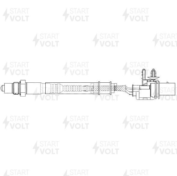 Датчик кислорода для автомобилей BMW 5 E60 (03-) 2.5i/3.0i/3 E90 (05-) 3.0i до катализатора второй