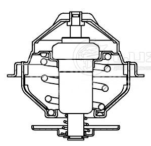Термостат для автомобилей VW Transporter IV (90-)/Crafter (06-)/Audi 100 (82-) (87°С) (термоэлемент)
