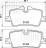 Колодки тормозные дисковые задние для автомобилей BMW 3 (G20) (18-)/4 (G22) (20-) с тормозной системой TRW