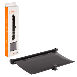 Шторка солнцезащитная 40*45см на боковое стекло, рулонного типа, черная