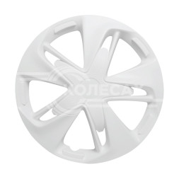 Колпаки колесные 14&quot; &quot;Супер Астра&quot;, белый, карбон, компл. 2 шт.