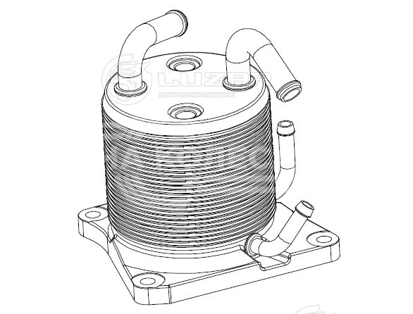 Радиатор масляный для автомобилей Nissan X-Trail T31 (07-) 2.0i 4WD