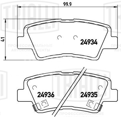 Колодки тормозные дисковые задние для автомобиля Geely Atlas (18-)
