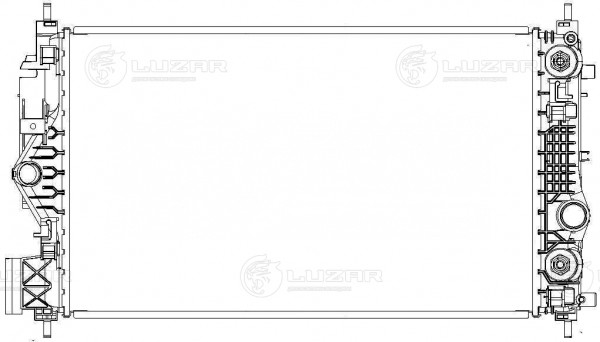 Радиатор охлаждения для автомобилей Astra J (09-) 1.6T AT