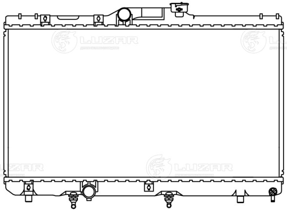 Радиатор охлаждения для автомобилей Toyota Corolla E100 (91-)/Corolla E110 (95-) AT