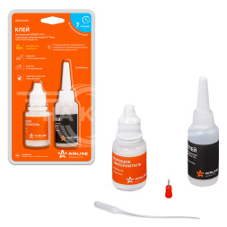 Клей мгновенный SPEEDY FIX с порошком-наполнителем, 2*10 мл.