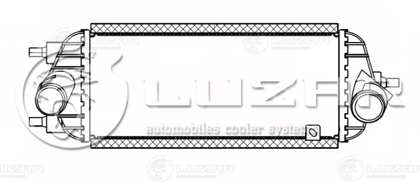 ОНВ (радиатор интеркулера) для автомобилей Sportage III (10-) 1.7CRDi/iX35 1.7CRDi