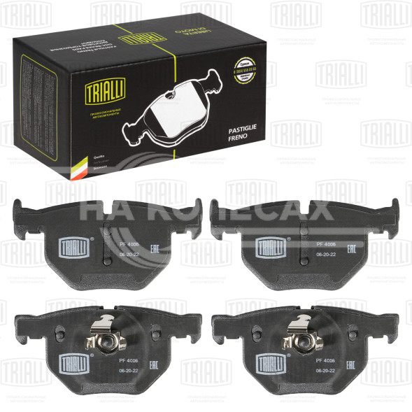 Колодки тормозные для автомобилей BMW 5 (E60) (03-) / 6 (E63) (03-) дисковые задние