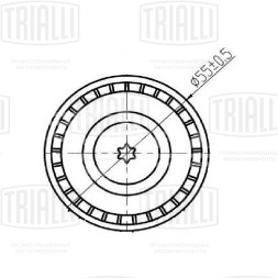 Ролик приводного ремня для автомобилей BMW 1 F20 (11-)/3 (F30) (11-) 1.6i [N13] (только ролик натяжителя) генератора