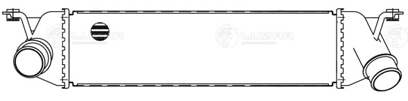 ОНВ (радиатор интеркулера) для автомобилей Hyundai H-1 Starex (07-) 2.5TD (выпуск с 2012-)