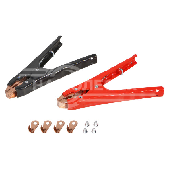 Зажимы (крокодилы) для пусковых проводов PRO (2 шт.) (1000А, 18,8х 8см)