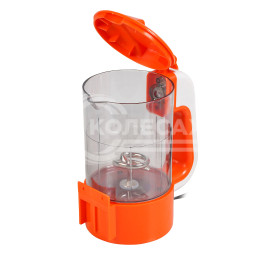 Чайник автомобильный 12В прозрачный/оранжевый пластик