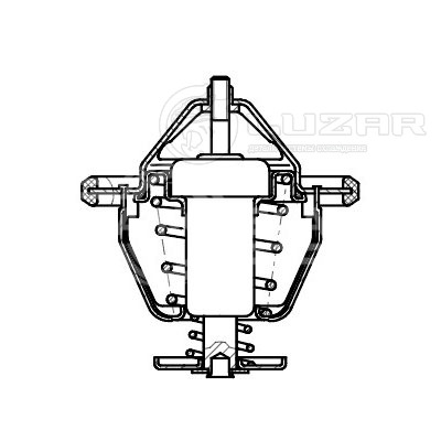 Термостат для автомобилей Great Wall Hover H5 (10-) 2.0D (82°С) (термоэлемент)