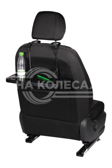 Столик дорожный на спинку сиденья/руль, складной (35.5*23.5*2 см)