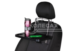 Столик дорожный на спинку сиденья/руль, складной (35.5*23.5*2 см)