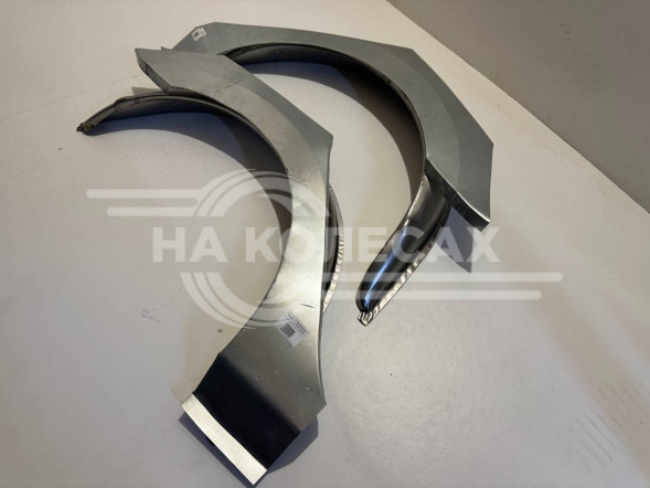 Ремонтные задние арки (наружняя + внутренняя) Renault Logan 2