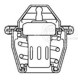 Термостат для автомобилей Haval F7/F7x (19-) 1.5T [GW4B15] (95°С) (термоэлемент)