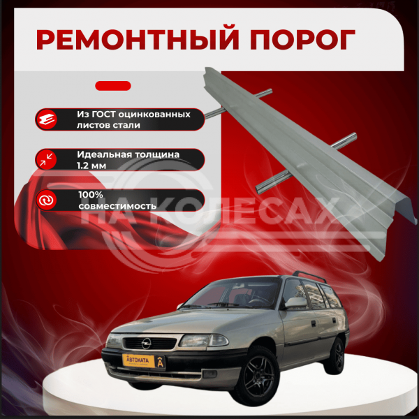 Ремонтные пороги Opel Astra F